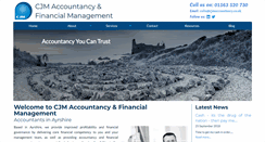 Desktop Screenshot of cjmaccountancy.co.uk